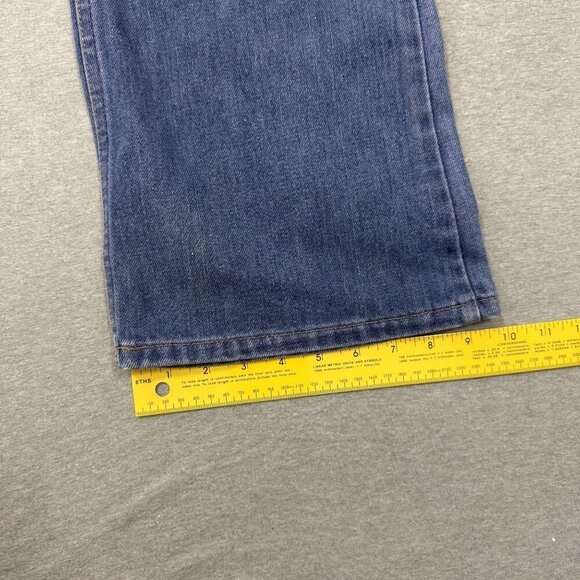Levis 517 Vintage 70s Pristine USA Orange Tab Bootcut Flare Blue Jeans 34x34 - Picture 4 of 11